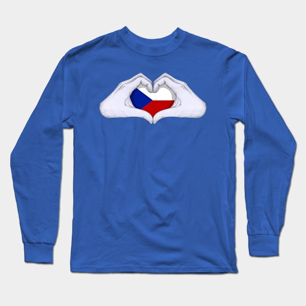 Czech Republic Long Sleeve T-Shirt by redmay